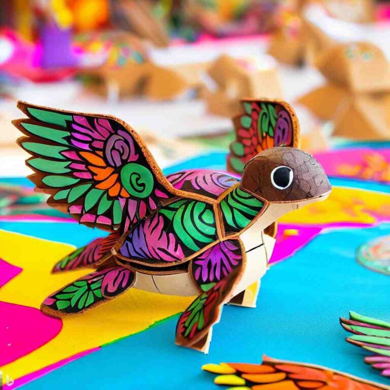 [Alebrije de tortuga con alas] Significado, imagenes y más
